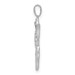 14K White Gold Diamond Accent Angel Pendant - (A97-284) 14K White Gold Diamond Accent Angel Pendant - (A97-284)