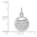 14K White Gold Baseball Charm Pendant - (A98-489) 14K White Gold Baseball Charm Pendant - (A98-489)