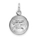 14K White Gold Baseball Charm Pendant - (A98-489) 14K White Gold Baseball Charm Pendant - (A98-489)