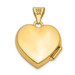 14K Yellow Gold Heart Locket 20x15mm - (A99-379)