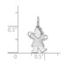 14K White Gold Mini Girl Charm Pendant - (A99-581) 14K White Gold Mini Girl Charm Pendant - (A99-581)