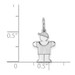 14K White Gold Mini Boy Charm Pendant - (A99-672) 14K White Gold Mini Boy Charm Pendant - (A99-672)
