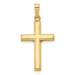 14K Yellow Gold Polished INRI Crucifix Cross Pendant - (B11-203) 14K Yellow Gold Polished INRI Crucifix Cross Pendant - (B11-203)