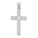 14K White Cross Pendant - (B11-593) 14K White Cross Pendant - (B11-593)