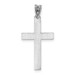14K White Cross Pendant - (B11-593) 14K White Cross Pendant - (B11-593)