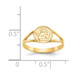14K Yellow Gold Polished Angel Ring - Size 5.5 - (B32-712)