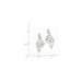14K White Gold Dolphin Dangle Earrings - (B36-963) 14K White Gold Dolphin Dangle Earrings - (B36-963)