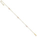14K Tri-Color Gold Adjustable Puffed Heart - Length 9'' inches - (C63-989) 14K Tri-Color Gold Adjustable Puffed Heart - Length 9'' inches - (C63-989)