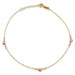 14K Tri-Color Gold Adjustable Puffed Heart - Length 9'' inches - (C63-989) 14K Tri-Color Gold Adjustable Puffed Heart - Length 9'' inches - (C63-989)