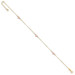 14K Tri-Color Gold Adjustable Puffed Heart - Length 9'' inches - (C63-989) 14K Tri-Color Gold Adjustable Puffed Heart - Length 9'' inches - (C63-989)