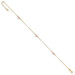 14K Tri-Color Gold Adjustable Puffed Heart - Length 9'' inches - (C63-989) 14K Tri-Color Gold Adjustable Puffed Heart - Length 9'' inches - (C63-989)