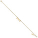 14K Yellow Gold 3 Hearts with 1 inch Extension Anklet - Length 10'' inches - (C64-129) 14K Yellow Gold 3 Hearts with 1 inch Extension Anklet - Length 10'' inches - (C64-129)