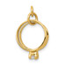 14K Yellow Gold Wedding Rings Charm - (A82-484) 14K Yellow Gold Wedding Rings Charm - (A82-484)