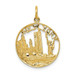 14K Yellow Gold New York Charm - (A82-486) 14K Yellow Gold New York Charm - (A82-486)