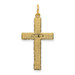 14K Yellow Gold Nugget Style Cross Pendant - (A83-113) 14K Yellow Gold Nugget Style Cross Pendant - (A83-113)