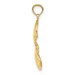 14K Yellow Gold Polished Football Pendant - (A83-404) 14K Yellow Gold Polished Football Pendant - (A83-404)