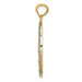 14K Yellow Gold Two-tone Believe/Peace/Faith/Hope Angel Pendant - (A83-693) 14K Yellow Gold Two-tone Believe/Peace/Faith/Hope Angel Pendant - (A83-693)