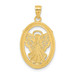 14K Yellow Gold Two-tone Believe/Peace/Faith/Hope Angel Pendant - (A83-693) 14K Yellow Gold Two-tone Believe/Peace/Faith/Hope Angel Pendant - (A83-693)