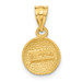 14K Yellow Gold Basketball Charm - (A83-775) 14K Yellow Gold Basketball Charm - (A83-775)