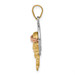 14K Tri-Color Gold Diamond-cut Christ Charm - (A84-529) 14K Tri-Color Gold Diamond-cut Christ Charm - (A84-529)