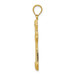 14K Yellow Gold Polished Cross Pendant 37mm length - (A84-641) 14K Yellow Gold Polished Cross Pendant 37mm length - (A84-641)