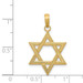 14K Yellow Gold Polished Star of David Pendant - (A84-647) 14K Yellow Gold Polished Star of David Pendant - (A84-647)