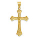 14K Yellow Gold Crucifix Pendant 30mm length - (A85-420) 14K Yellow Gold Crucifix Pendant 30mm length - (A85-420)
