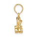 14K Yellow Gold 3-D Roller Skate Charm Pendant - (A90-495) 14K Yellow Gold 3-D Roller Skate Charm Pendant - (A90-495)