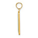 14K Yellow Gold EXIT 0 / Cape May With Green Enamel Charm Pendant - (A91-743) 14K Yellow Gold EXIT 0 / Cape May With Green Enamel Charm Pendant - (A91-743)