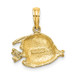 14K Yellow Gold Polished and Engraved Fish Charm Pendant - (A92-318) 14K Yellow Gold Polished and Engraved Fish Charm Pendant - (A92-318)