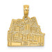 14K Yellow Gold Dr. Henry Hunt House - Cape May, NJ Charm Pendant - (A92-758)