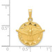14K Yellow Gold Holy Spirit Medal Round Pendant - (A97-990) 14K Yellow Gold Holy Spirit Medal Round Pendant - (A97-990)