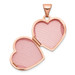 14K Rose Gold 15mm Domed Heart Locket - (A99-226) 14K Rose Gold 15mm Domed Heart Locket - (A99-226)