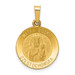 14K Yellow Gold Matka Boska Czestochowska Reversible Medal Pendant - (A99-985) 14K Yellow Gold Matka Boska Czestochowska Reversible Medal Pendant - (A99-985)