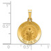 14K Yellow Gold Polished & Satin Finish St. Jude Thaddeus Medal Pendant 15mm width - (B11-131) 14K Yellow Gold Polished & Satin Finish St. Jude Thaddeus Medal Pendant 15mm width - (B11-131)