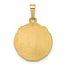 14K Yellow Gold Polished & Satin Finish St. Anthony Medal Pendant 15mm width - (B11-214) 14K Yellow Gold Polished & Satin Finish St. Anthony Medal Pendant 15mm width - (B11-214)