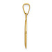 14K Yellow Gold Polished & Satin Finish St. Anthony Medal Pendant 11mm width - (B11-336) 14K Yellow Gold Polished & Satin Finish St. Anthony Medal Pendant 11mm width - (B11-336)