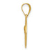 14K Yellow Gold Polished & Satin Finish Our Lady of Sorrows Medal Pendant 15mm width - (B11-369) 14K Yellow Gold Polished & Satin Finish Our Lady of Sorrows Medal Pendant 15mm width - (B11-369)
