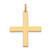 14K Yellow Gold Laser Designed Cross Pendant 26mm length - (B11-472) 14K Yellow Gold Laser Designed Cross Pendant 26mm length - (B11-472)
