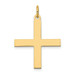 14K Yellow Gold Laser Designed Cross Pendant 26mm length - (B11-472) 14K Yellow Gold Laser Designed Cross Pendant 26mm length - (B11-472)