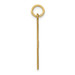 14K Yellow Gold Laser Designed Cross Pendant 26mm length - (B11-472) 14K Yellow Gold Laser Designed Cross Pendant 26mm length - (B11-472)