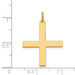 14K Yellow Gold Laser Designed Cross Pendant 26mm length - (B11-472) 14K Yellow Gold Laser Designed Cross Pendant 26mm length - (B11-472)