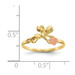 14K Two-tone Gold Angel & Heart Ring - Size 6 - (B31-860)