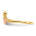 14K Two-tone Gold Angel & Heart Ring - Size 6 - (B31-860)