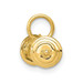 14K Yellow Gold Barbell Charm - (A82-593) 14K Yellow Gold Barbell Charm - (A82-593)