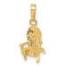 14K Yellow Gold Adirondack Beach Chair Pendant - (A83-229) 14K Yellow Gold Adirondack Beach Chair Pendant - (A83-229)