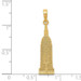 14K Yellow Gold Empire State Building Pendant - (A83-452)