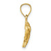14K Yellow Gold Diamond-cut Buffalo Pendant - (A84-833) 14K Yellow Gold Diamond-cut Buffalo Pendant - (A84-833)