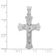 Crucifix Pendant with Textured Ray Pattern Cross and Budded Ends - 14K White Gold - (A86-110) Crucifix Pendant with Textured Ray Pattern Cross and Budded Ends - 14K White Gold - (A86-110)