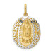 14k Two Tone Gold Our Lady Of Guadalupe Pendant - (A87-292) 14k Two Tone Gold Our Lady Of Guadalupe Pendant - (A87-292)